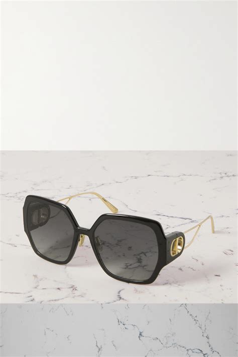 Dior Evolution 2 gold tone mirror sunglasses 